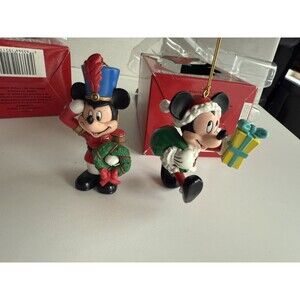 Enesco Tree-Rific Treasures Christmas Ornament Disney Mickey Mouse Santa Solider